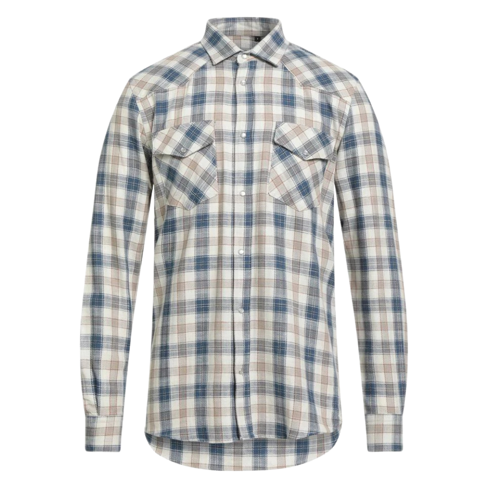 CAMASA BARBAT LIU JO (M222P201CHECKTEXAS)